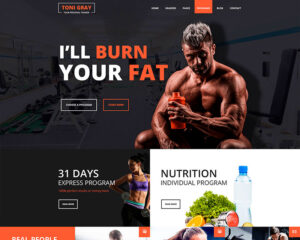 A personal trainer who aims to spread a healthy diet and exercises. The coach draws great attention to a healthy lifestyle in general, not just within the fitness club.